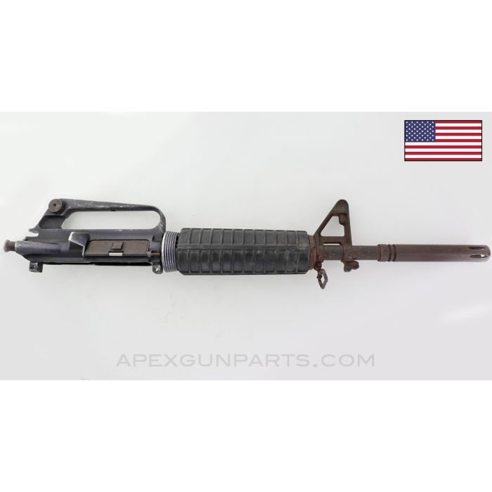 Olympic Arms CAR-AR Upper Assembly, 11.5" SS Heavy Barrel w/ 5.5" Moderator Style Flash Hider, 1/9 Twist 5.56 NATO *Good* 