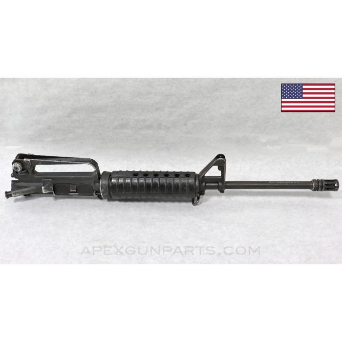 Colt AR-15A2 Carbine Upper Assembly, 16" Pencil Barrel, Bird Cage Flash Hider, 5.56x45 NATO *Good*