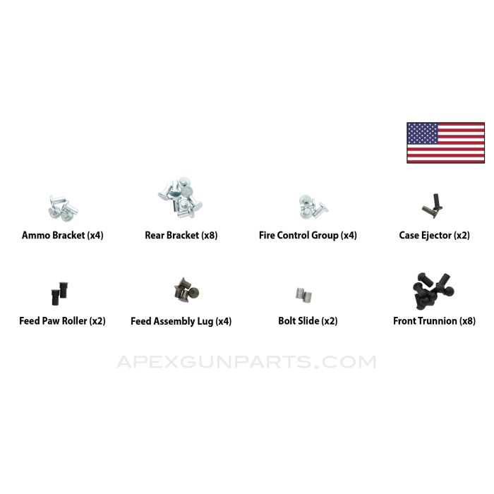 PKM Receiver Rivet Set, U.S. Made *NEW* 