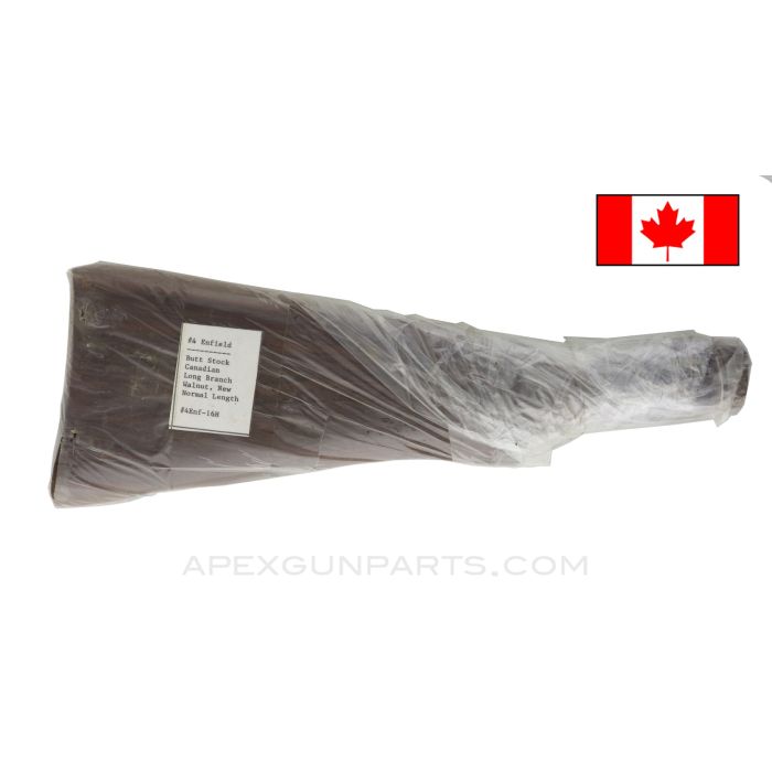 Enfield #4 Buttstock, Walnut, Normal Length, Canadian Long Branch *NOS*