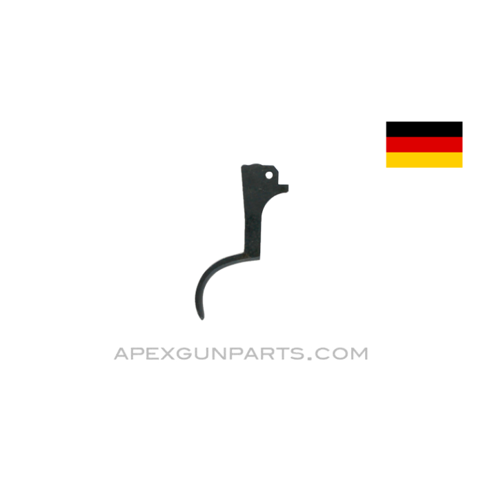 German M98 Mauser Trigger, Double-Stage, Swept, Blued *NOS*