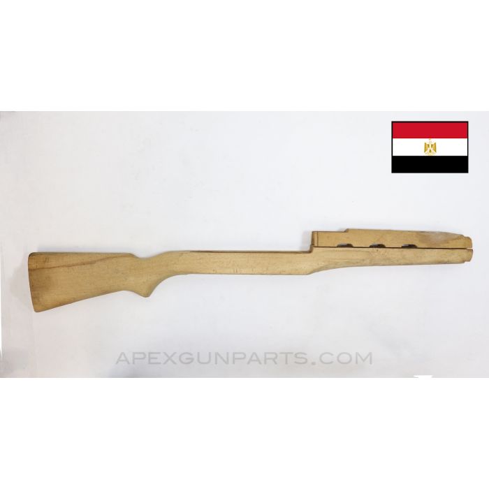 Egyptian Rashid Carbine Stock, Solid Buttstock, Custom Pattern Handguard, Unfinished *NOS*