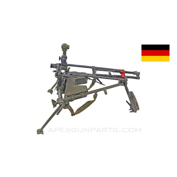 MG-3 Field Tripod, Complete, w/ Hensoldt Optic & Battery Box, Storage Wear, German *NOS* 