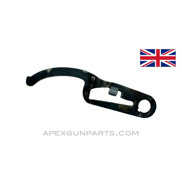 Lewis Gun Feed Arm With Latch, Stripped, Blued, .303 BR. *Good* 