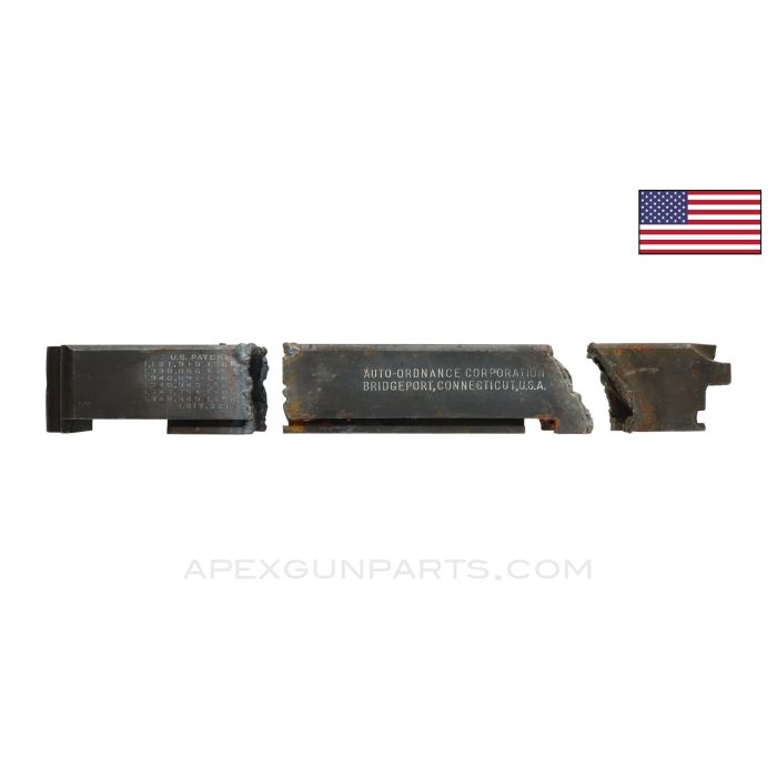 1928A1 Thompson Torch Cut Receiver, No Threaded Nose Section *Good* 