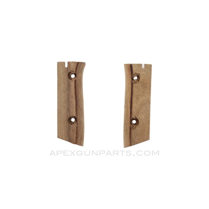 FN Model 24 Mauser Bayonet Grip Set, No Screw Boss, Wood, Unfinished