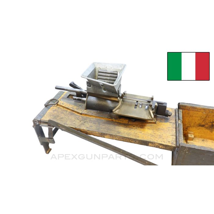 Breda M37 Strip Loader Machine w/ Strip Repair Segments and Install Tool, Wood Box, 8MM *Good* 