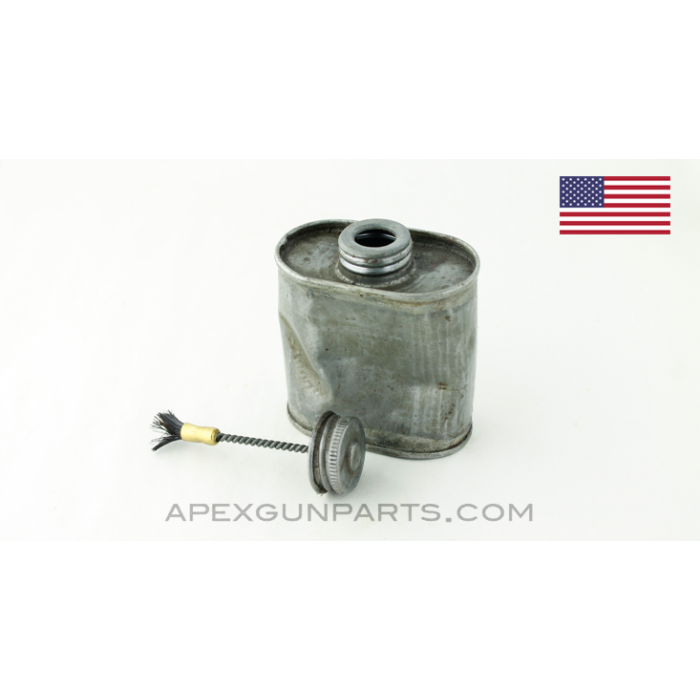 Small Arms Oil Bottle, WW2, Tin *Fair*