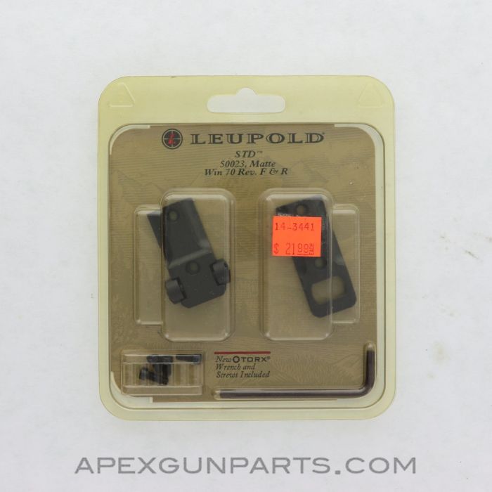 Leupold STD Winchester 70 Scope Base, 50023, Black *NEW*