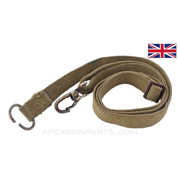 British SMG / Sterling / STEN Sling, Khaki / Tan Canvas *Good*