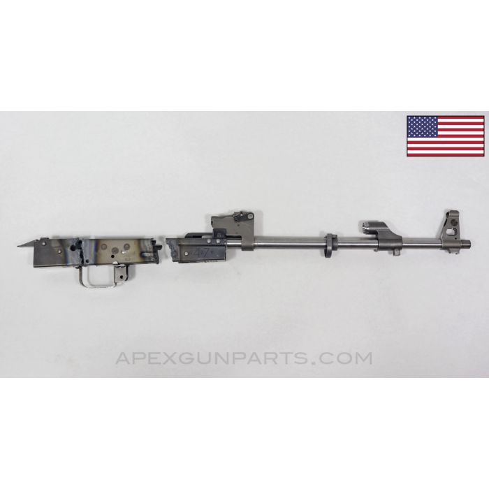 BFT47 Populated Barrel, 16.5", w/ Bullet Guide & Rear Trunnion, Cut Receiver, US Made 922(r), 7.62x39 *Good*