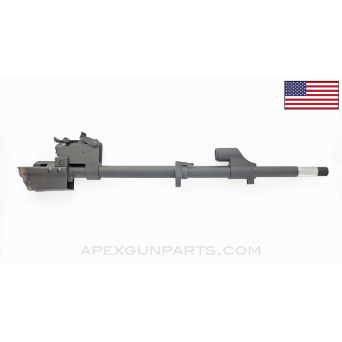 BFT47 AK Populated Barrel, 16", w/ Trunnion & Bullet Guide, No Front Sight Post Block, 7.62X39, US 922(r) Compliant Parts *Very Good*