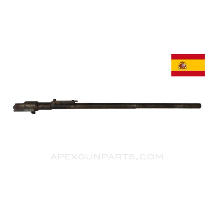 Mauser M93 Project Barrel, w/Rear Sight & Receiver Section, 7mm Mauser *Fair/Rusty* 