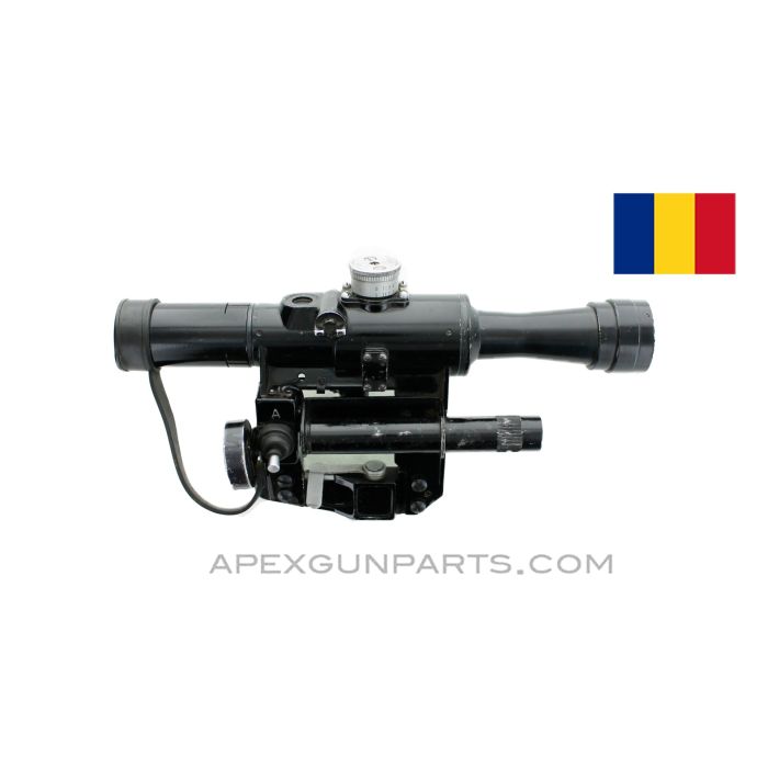 POSP LPS 4x6 Scope 4 Power, PSL Mount, 7.62X54R Reticle, Black *Fair* Sold *As Is*