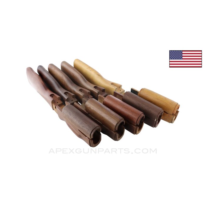 AK47 / AKM Furniture Set, No Metal Hardware, U.S. Made, 922(r) Compliant Part, Choice of Color *Good*