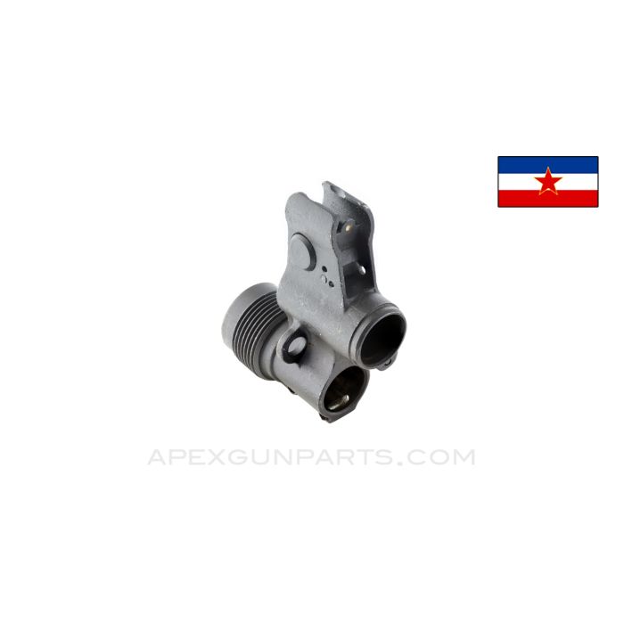 Yugoslavian M92 Front Sight & Gas Block Combo, 26mm LH, Blued *Excellent*  