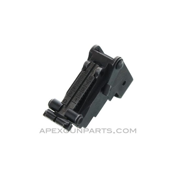 Yugoslavian M70 Rear Sight Block Assembly w/Night Sight, Tritium Vial