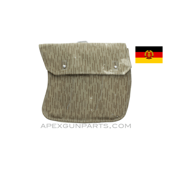 East German AK-47 Magazine Pouch, 3-Cell, Rain Drop Pattern, Canvas, *Very Good* 