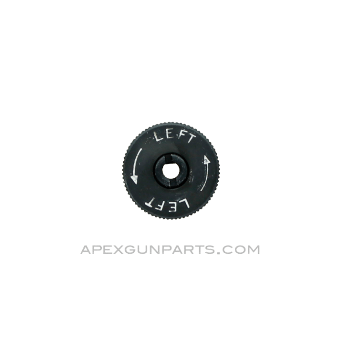 M1 Garand Rear Sight Windage Knob, Unmarked, USGI, Late Type, *Good* 