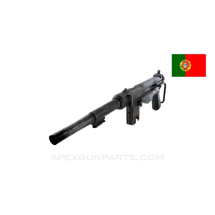 FBP Display Gun, Non-Functional, 9mm Submachine Gun, Wire Stock and Bayonet Lug, Unfinished *Good*