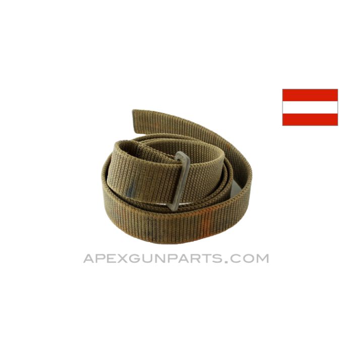 STEYR AUG Sling, 52", No Buckle, Green Canvas *Good* 