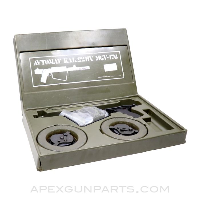 MGV-176 Parts Kit w/ Under Folder Wire Stock, Two 161rd Magazines & Issue Sling, .22 Cal. *Very Good* 