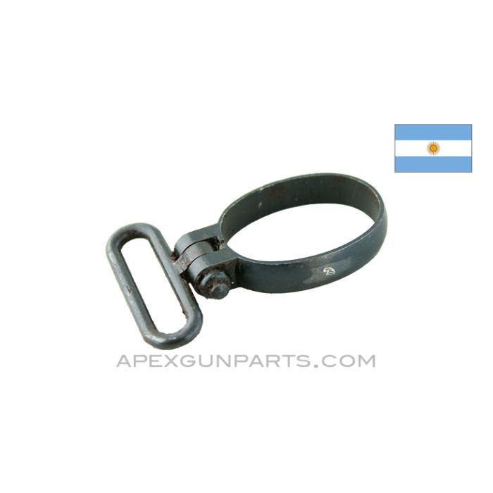 M1909 Argentine Mauser Rear Barrel Band, With Sling Swivel *Very Good*