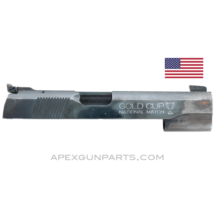 Colt MKIV Series 70, Gold Cup National Match Slide Assembly, .45 ACP, *Good w/Rust Stains* 