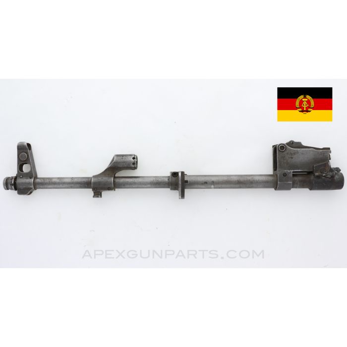 East German AK-47 Barrel Assembly, 16", Chrome Lined, Cold Hammer Forged, Muzzle Nut *Fair*