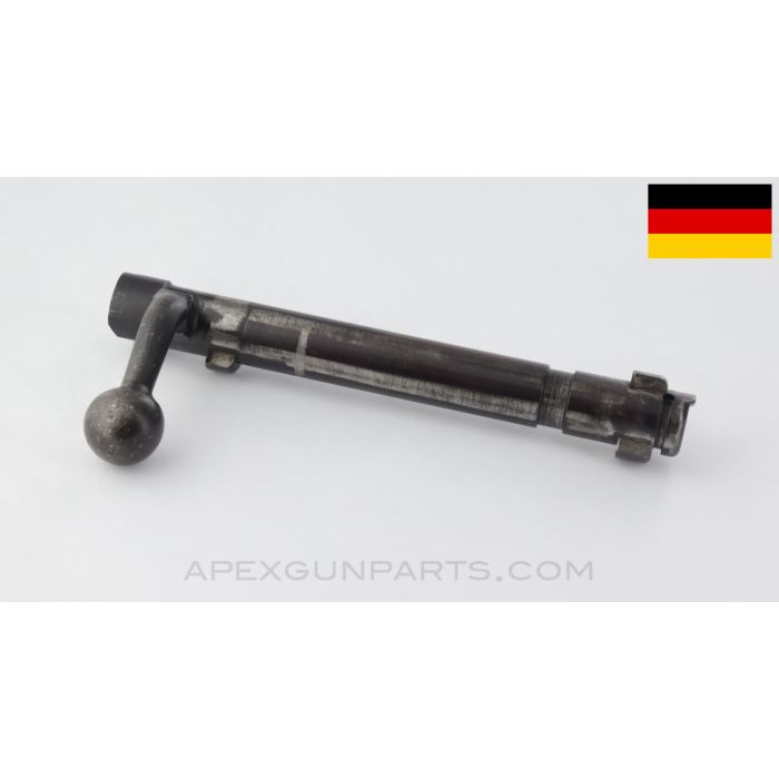 German K98k Mauser Replacement Bolt Body, Late w/ Round Vent Holes, Czech Reissue, 7.92x57 *Very Good*