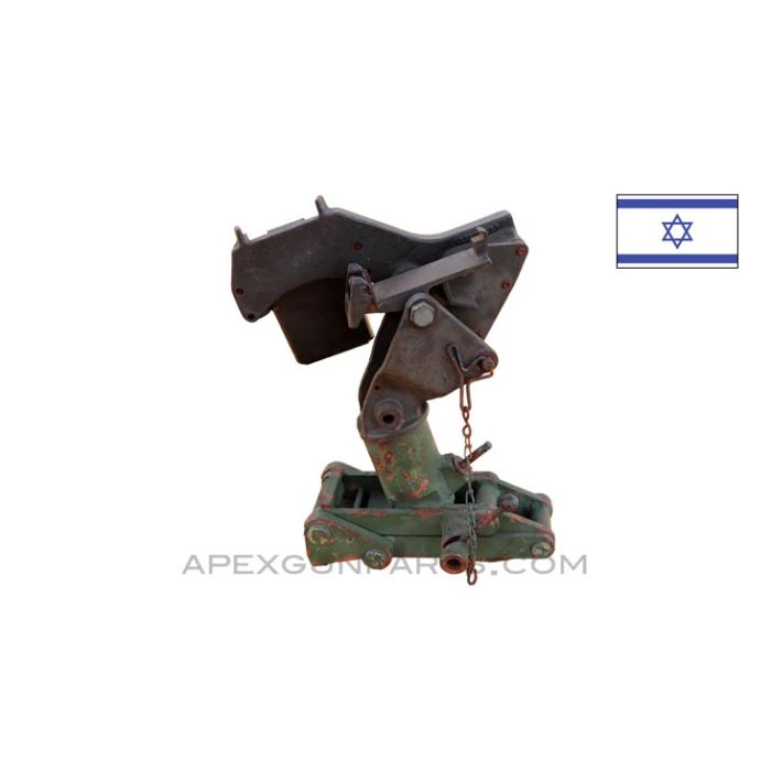 M60 MG Cradle Mount Assembly, With (stuck) Riser, Israeli, *Good* 