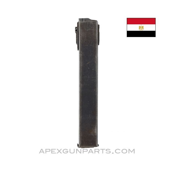Egyptian Port Said Magazine, 36rd, Steel, 9x19, *Good* 