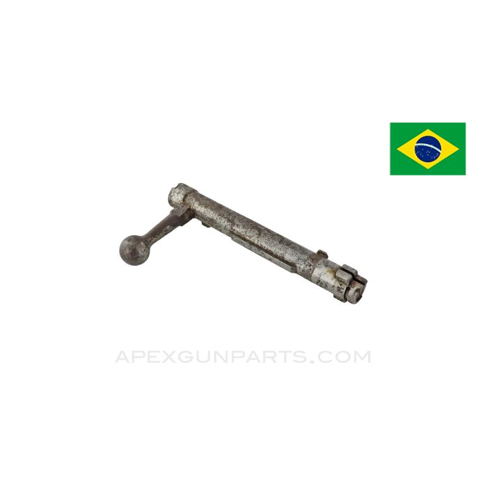 Brazilian M1908 Mauser Bolt Body, Stripped *Good* 
