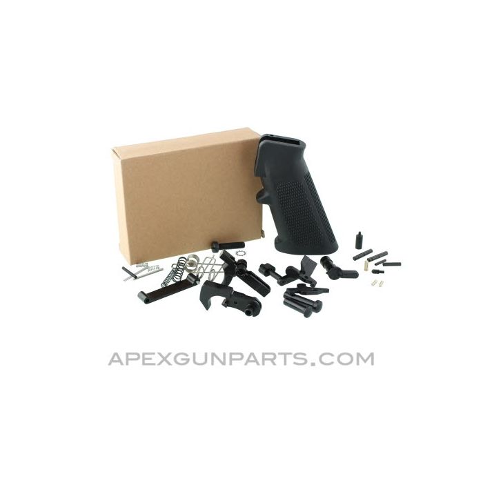 AR-15 Lower Parts Kit (LPK) with A2 Grip, Blued, *NEW*