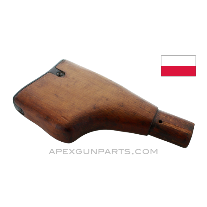 Polish RPD Buttstock, Hardwood, with Buttplate, *Good* 