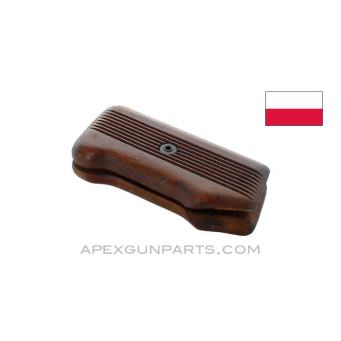 Polish RPD Wood Pistol Grip, with Screw, *Good* 