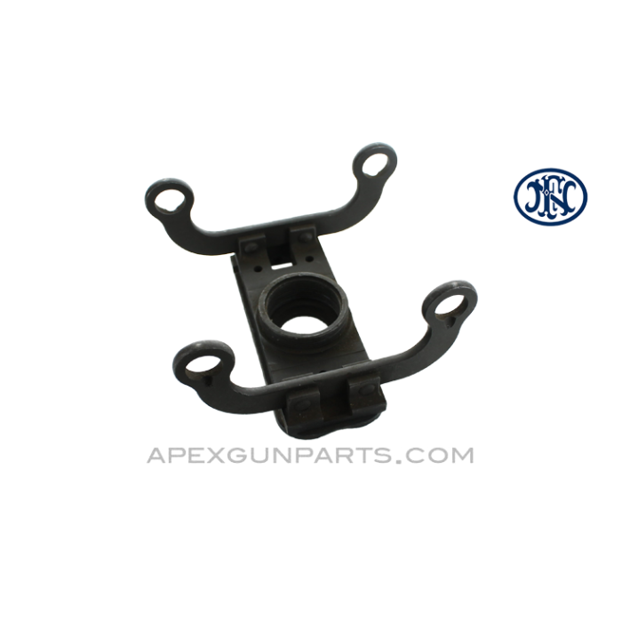 Browning M2 .50 Cal. Backplate, Stripped, Parkerized Refinished, FN Belgium, *Good* 