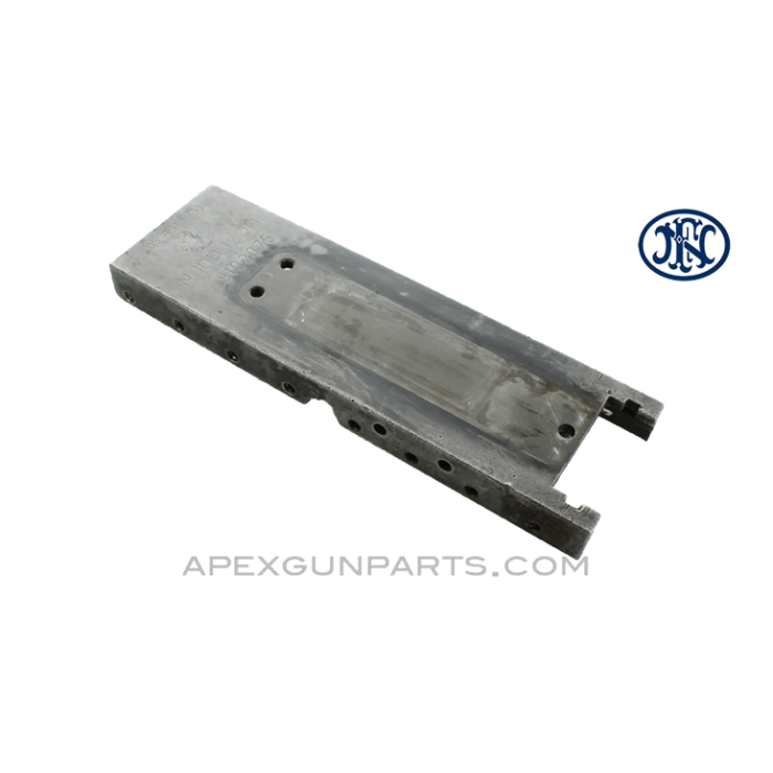 Browning M2 .50 Cal. Top Plate with Bolt Hold Down Bracket, Israeli Marked, FN Belgium *Good* 