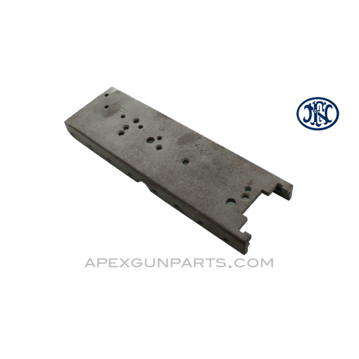 Browning M2 .50 Cal. Top Plate, Bead Blasted, Stripped, FN Belgium, *Good*