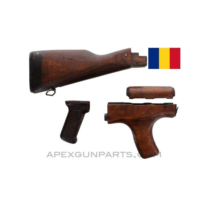 Romanian AK-47 / AKM "G" Wood Stock Set with Pistol Grip *Very Good* 