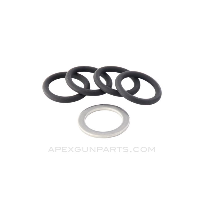 MG-08 / 15 Maxim Muzzle Spacer / Seal Kit, w/ (4) O-Rings, US Made, *NEW* 