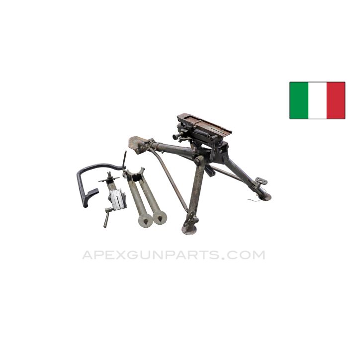 Breda M37 Machine Gun Tripod w/Anti-Aircraft Mount, WW2 Italian *Good* 