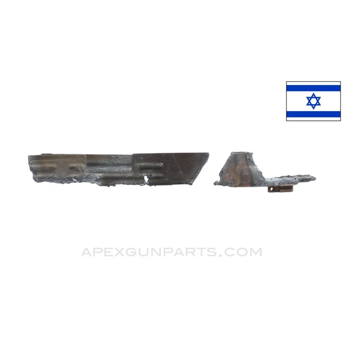 Demilled IMI UZI Receiver, w/ Bayonet Lug, Sold *As Is*