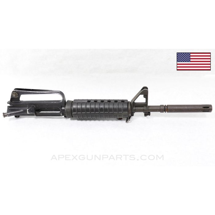 Olympic Arms CAR-AR Upper Assembly, 11.5" SS Heavy Barrel w/ 5.5" Moderator Style Flash Hider, No Ejection Port Cover, 1/9 Twist 5.56 NATO *Good*