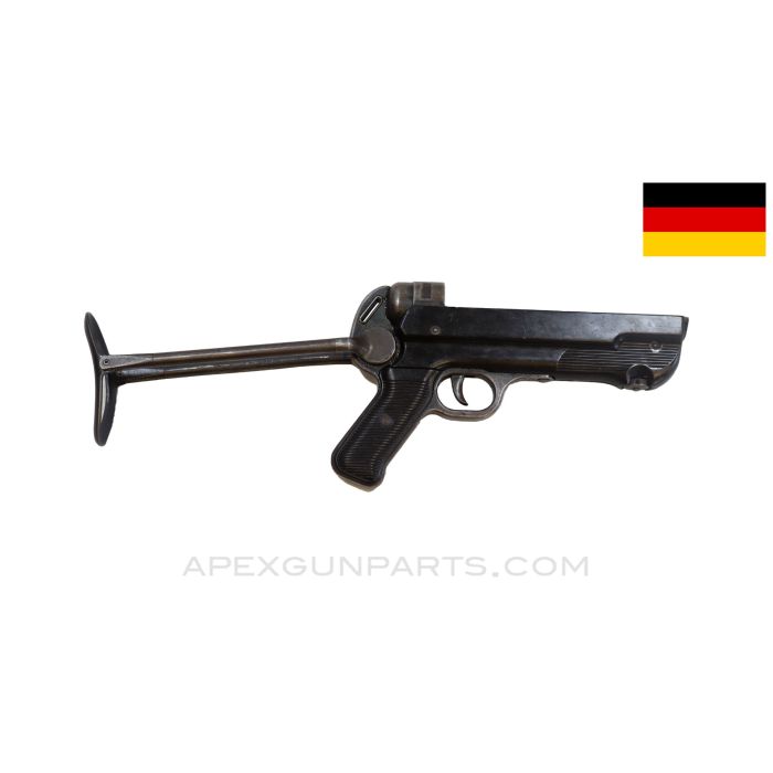 MP-40 Lower Receiver and Grip Frame with Folding Stock, Complete, Black *Good*  