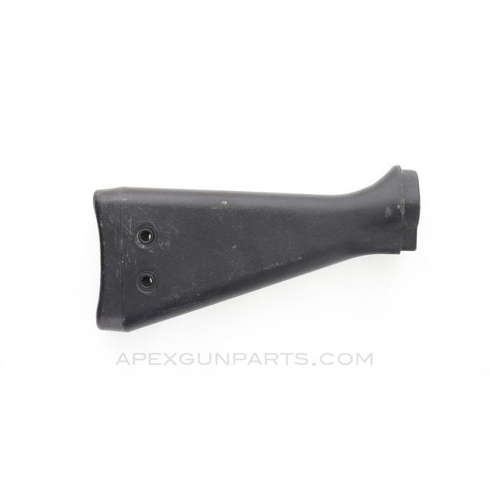 G3 / HK91 Buttstock, w/ Buttpad, Black Painted Polymer *Good*