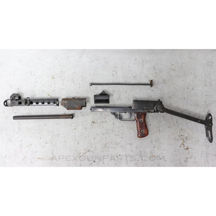 KP-44 Parts Kit, w/ 10" Barrel, Live Trunnion, NO Bolt, 9x19 *Good* 