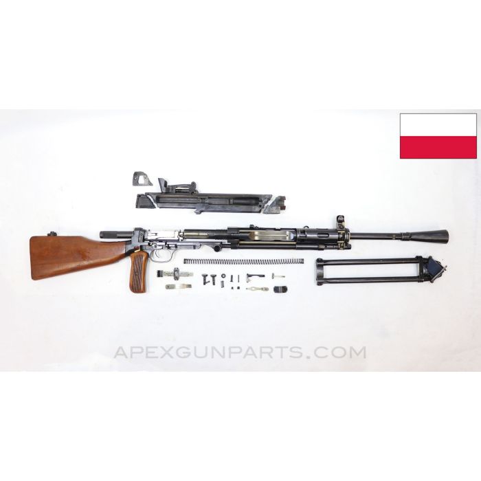 Cutaway Polish DPM Parts Kit w/Bi-pod, Torch Cut Display Receiver, Display Barrel, Matching, 7.62X54R *Very Good* 