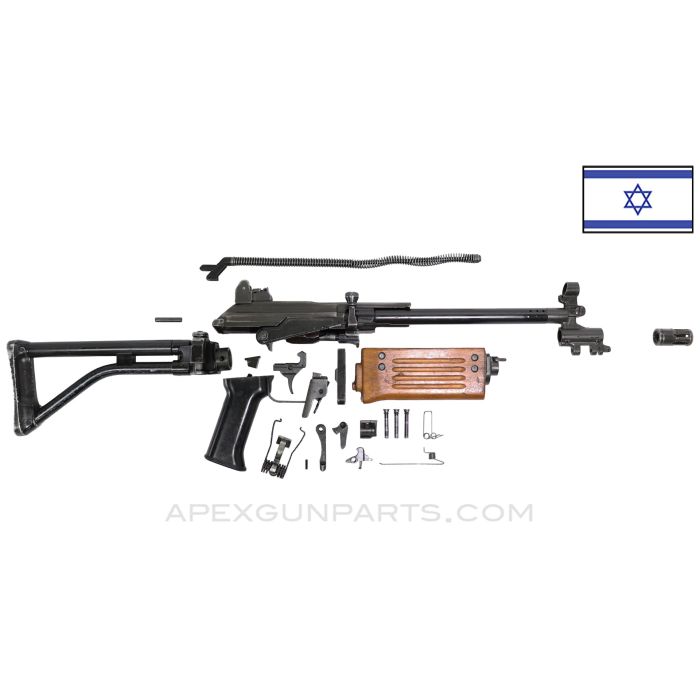 IMI Galil ARM Side Folder Parts Kit, Wood Handguard, No Bipod, .223/5.56 *Very Good*