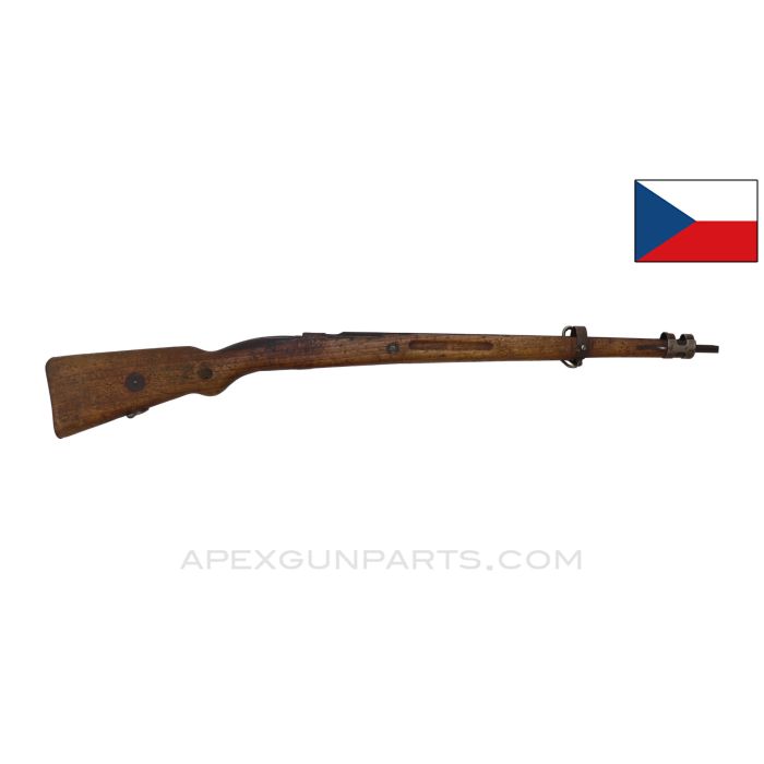 Czech VZ-24 Mauser Stock, w/ Barrel Bands, Cracked, 38" *Good*